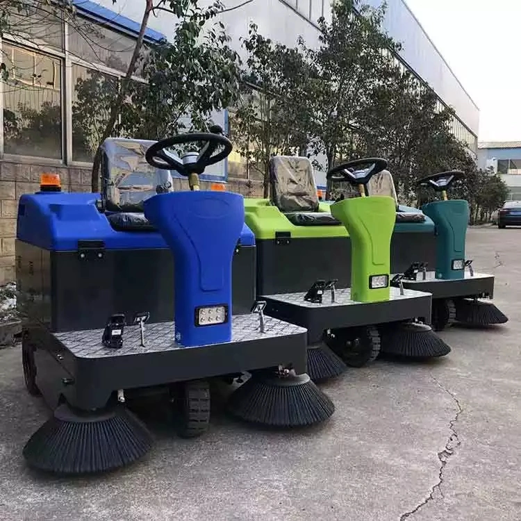 Professional Electric Power Road Sweeper Truck Ht1400 Snow Sweeper Floor Cleaning Machine