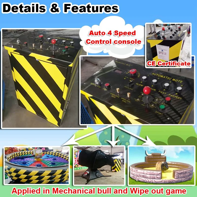 Factory price custom toxic mechanical inflatable meltdown machine,meltdown wipeout game for sale