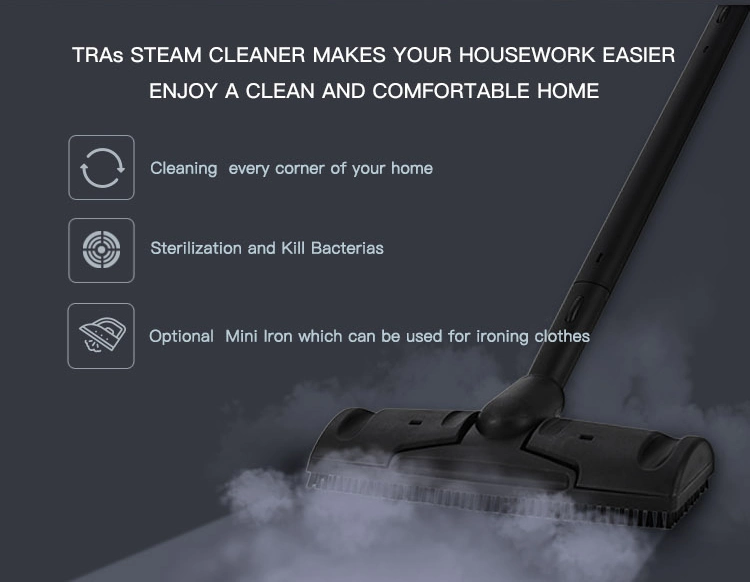 Home Appliance 1800W Powerful High Pressure Steam Cleaner