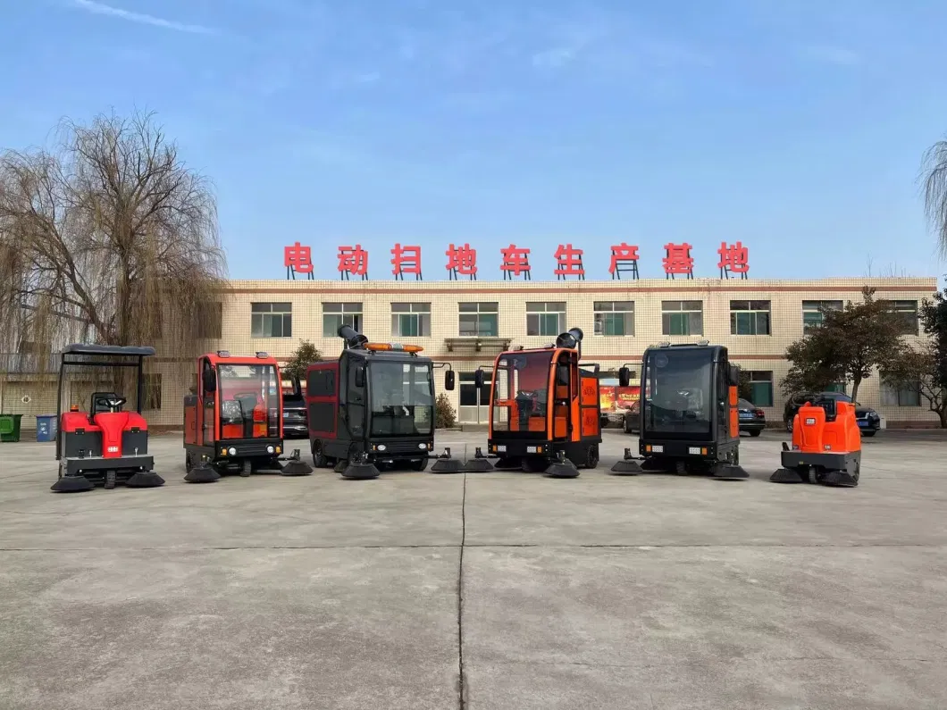 Professional Electric Power Road Sweeper Truck Ht1400 Snow Sweeper Floor Cleaning Machine