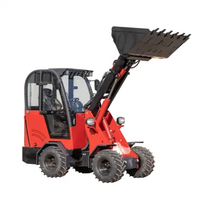 Loader Machine 0.6t 1t 1.5t 2t Telescopic Boom Wheel Loader with CE for Farming/Construction/Snow Cleaning