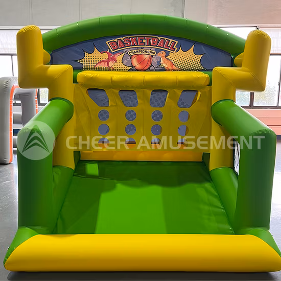 Mechanical Interactive Challenge Amusement Park Ride Inflatable Toxic Meltdown Wipeout Bouncer Game for Sale